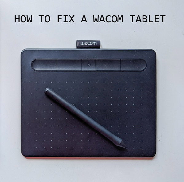 wacom tablet and pen