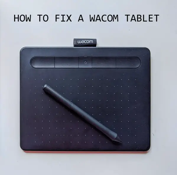 wacom tablet and pen