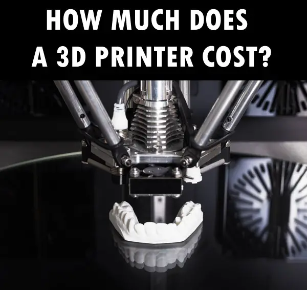 medical 3D printer printing teeth
